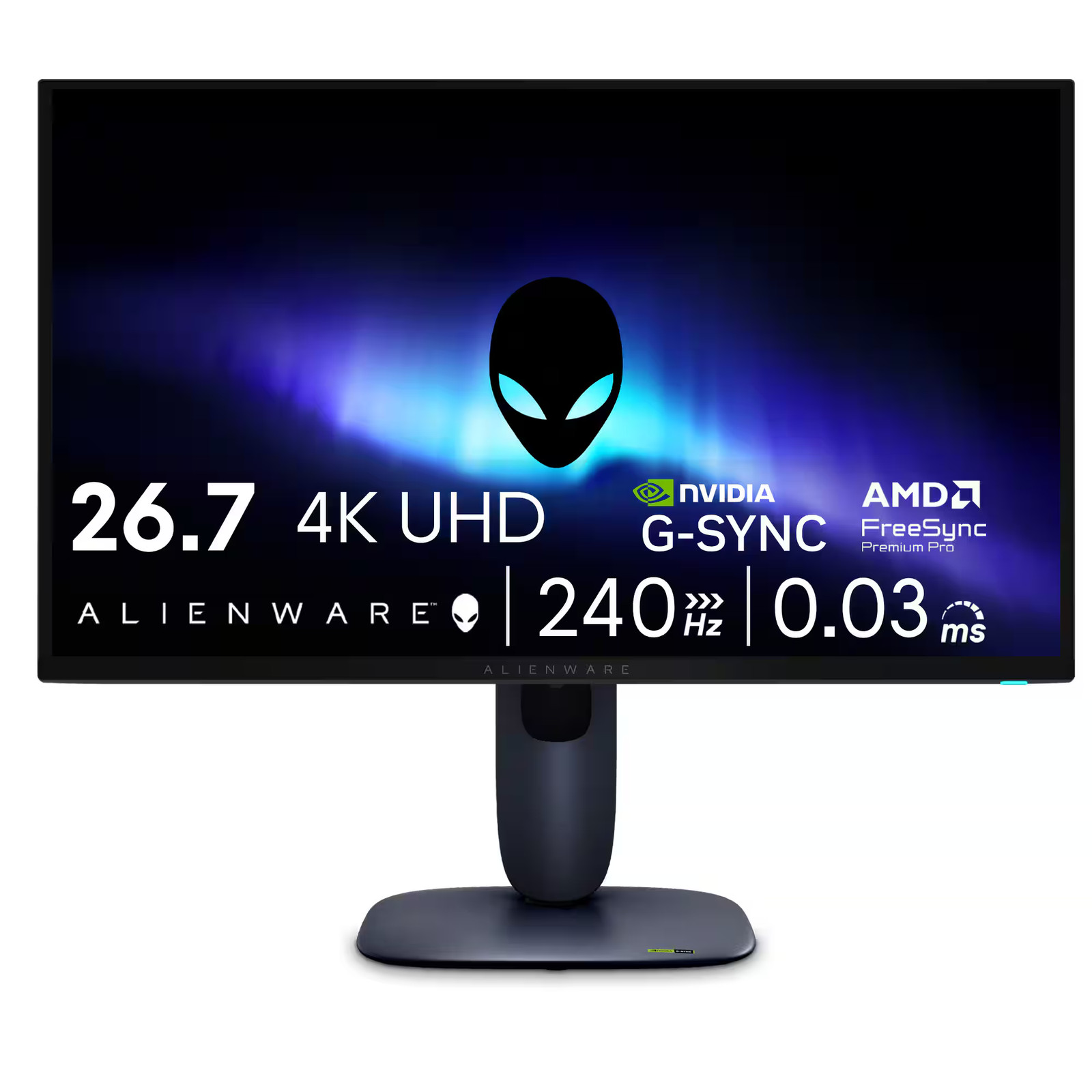 Alienware - AW2725Q 26.7" QD-OLED 4K UHD 240Hz 0.03-ms FreeSync Premium Pro G...