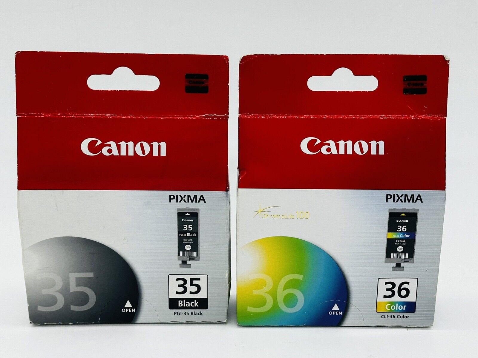 NEW Genuine Canon PGI-35 & CLI-36 Black & Color PIXMA Ink Cartridges SHIPS FAST