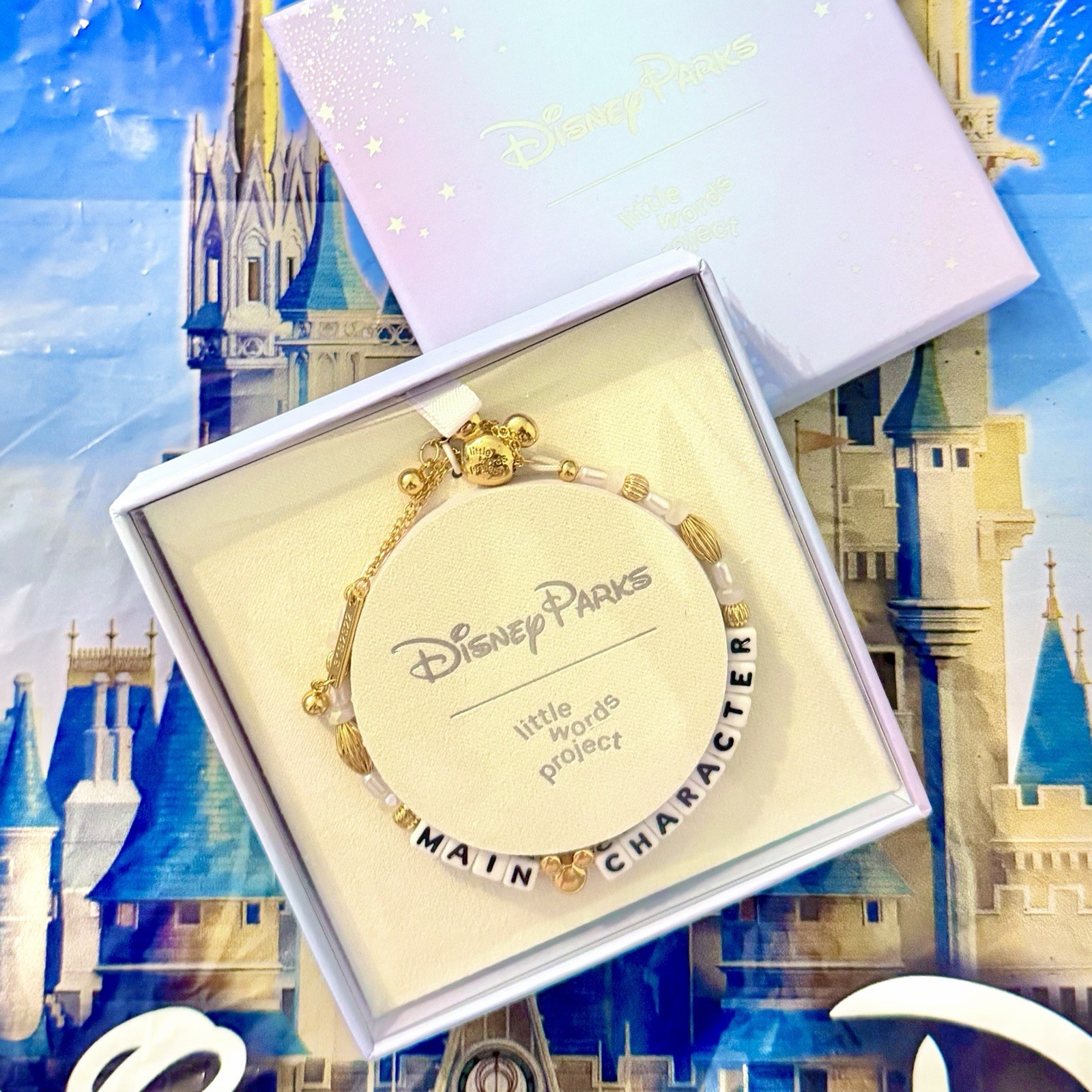 2026 Disney Parks Little Words Project Mickey Mouse Main Character Bracelet
