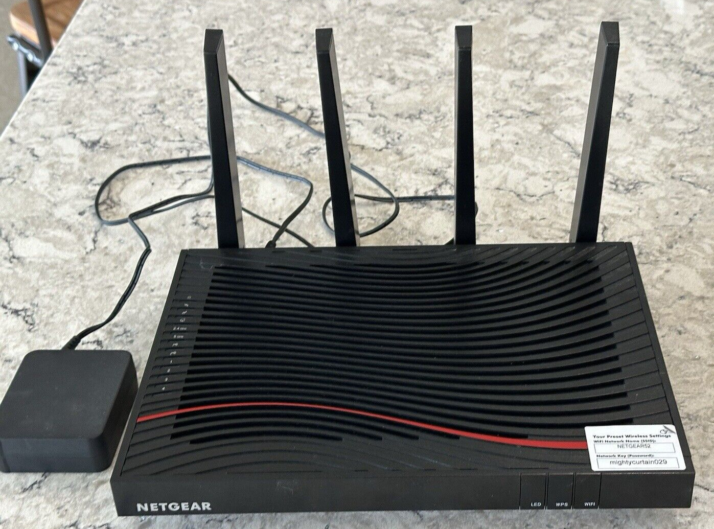 NETGEAR Nighthawk X4S AC3200 Wi-Fi Router with DOCSIS 3.0 Cable Modem C7800