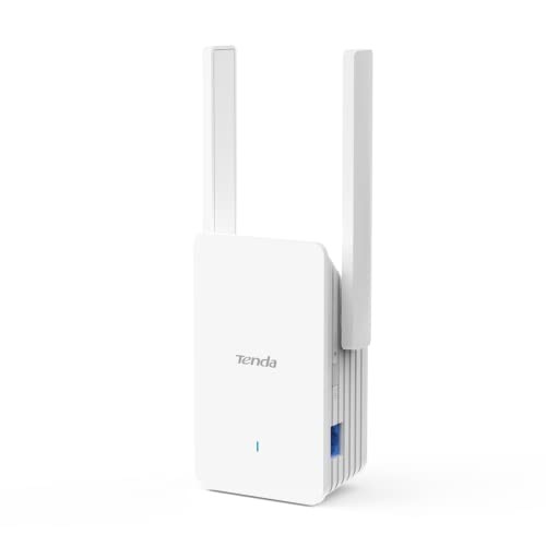 WHITE - TENDA WIFI EXTENDER WIFI 6 RANGE COVERS 1500 SQ.FT AP MODE A23