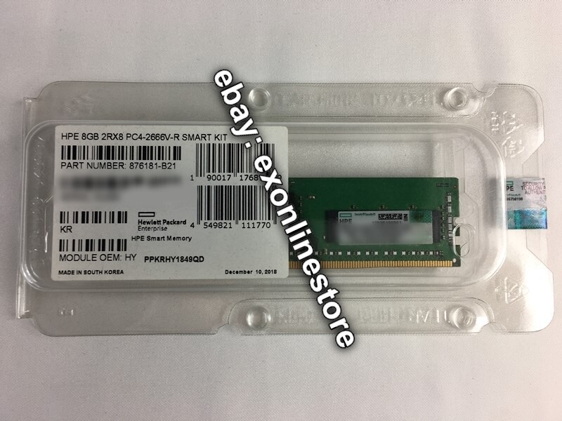 876181-B21 - 8GB 2Rx8 PC4-2666V-R Smart Memory Kit
