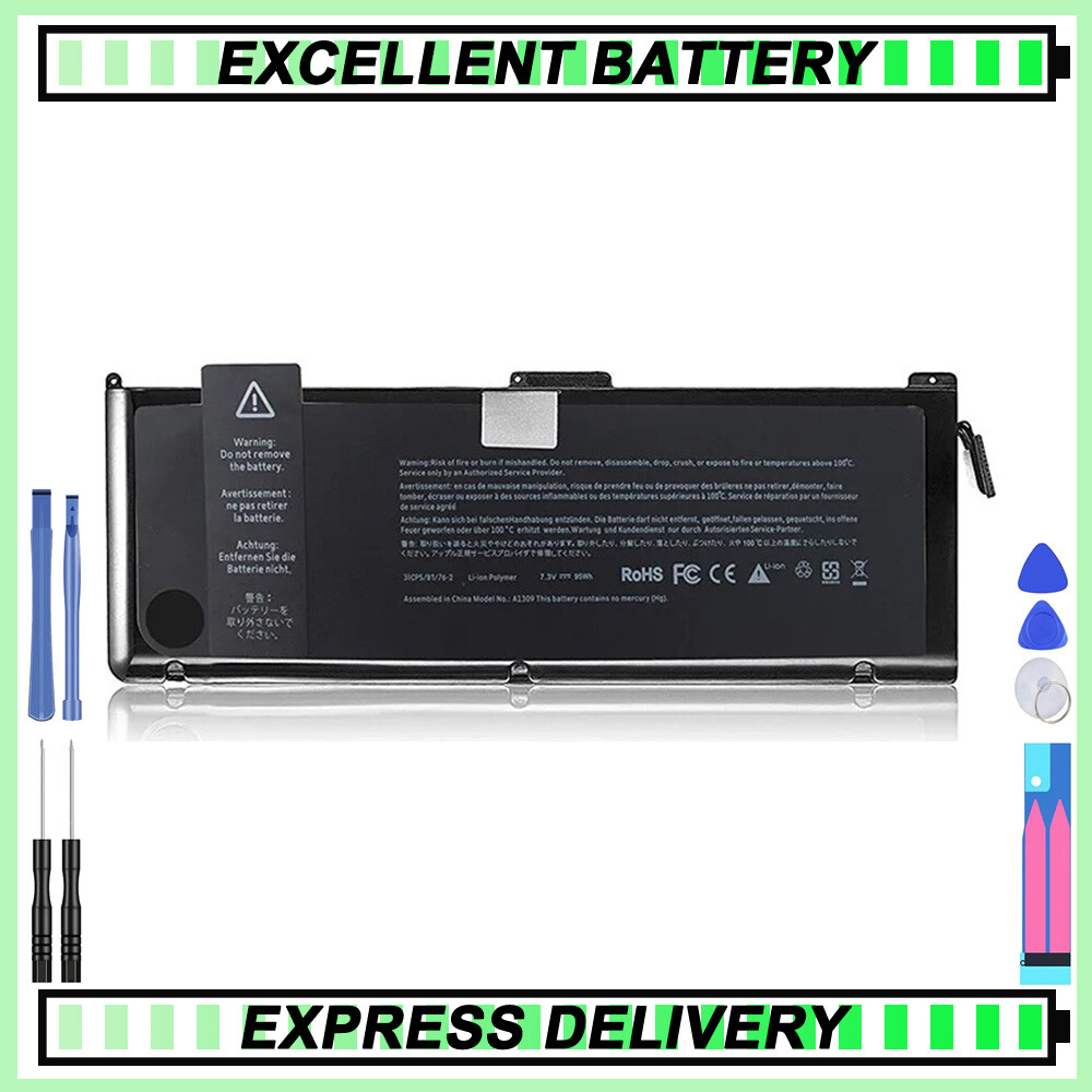A1309 95Wh Laptop Battery for Apple MacBook Pro 17" A1297 Early 2009 Mid 2010