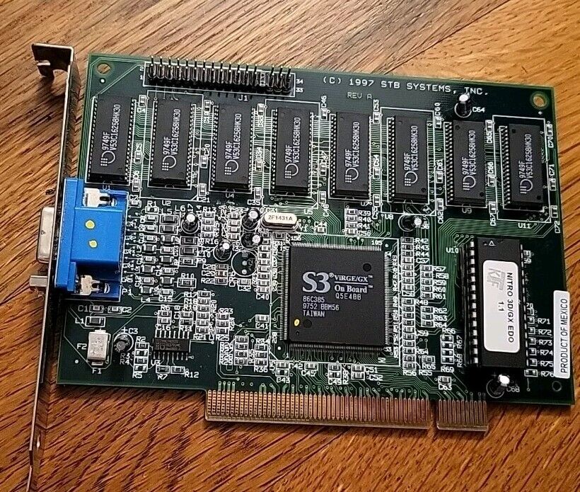 STB Nitro 3D/GX EDO 1.1 S3 VIRGE/GX VGA PCI Video Graphics Card: 1X0-0567-305