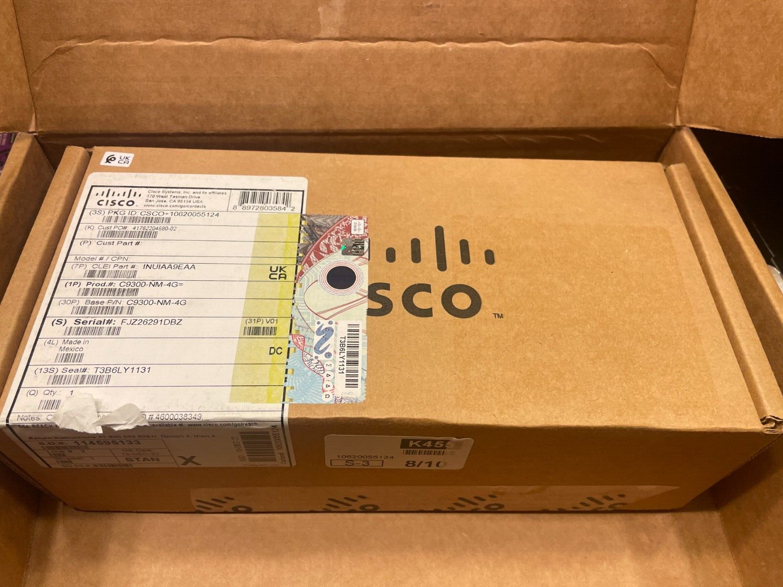 New sealed Cisco C9300-NM-4G Catalyst 9300 4 x 1GE Network Module