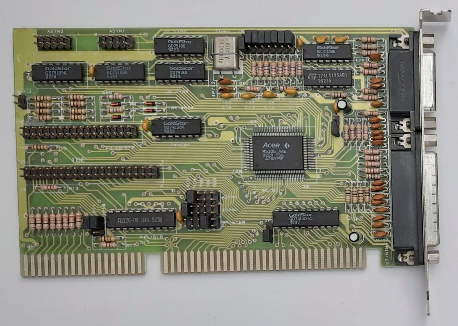 Kentech IDE PLUS V2 ISA Multi-I/O IDE Floppy Controller (Acer, Retro, 1992)