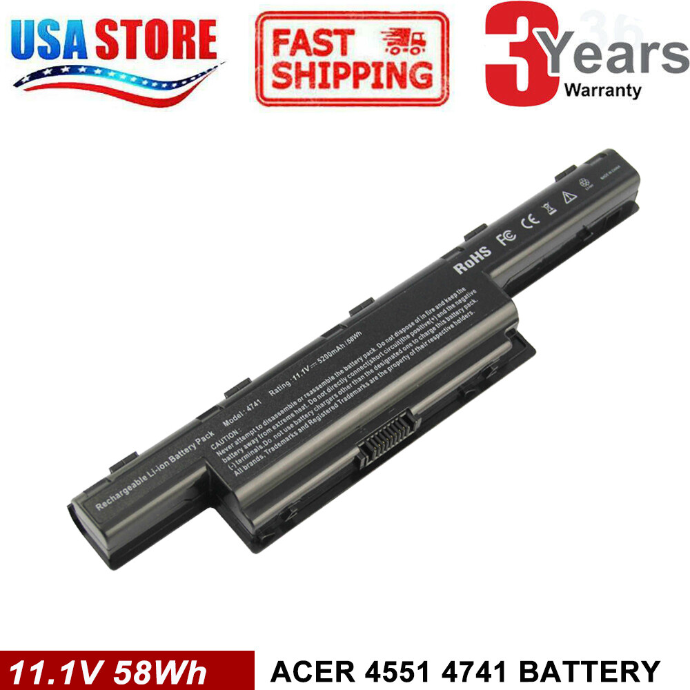 Li-ion Battery For Acer Aspire 5251 5252 5253 5336 5551 5552 5736Z 5741 5742 us