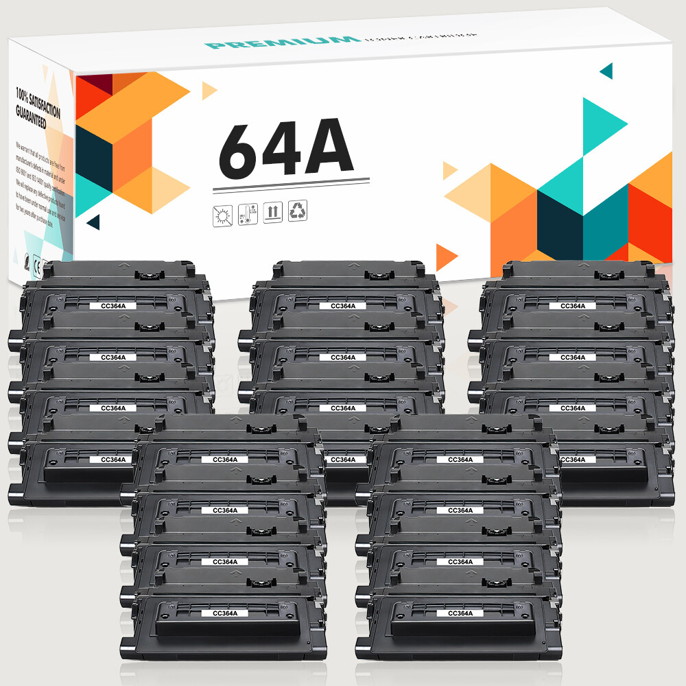 20PK CC364A High Yield Toner Compatible With HP 64A LaserJet P4515n P4014 P4015n