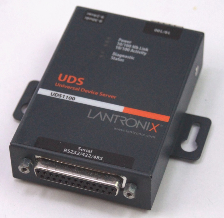 Lantronix UDS1100 - One Port Serial (RS232/ RS422/ RS485) to IP Ethernet Device