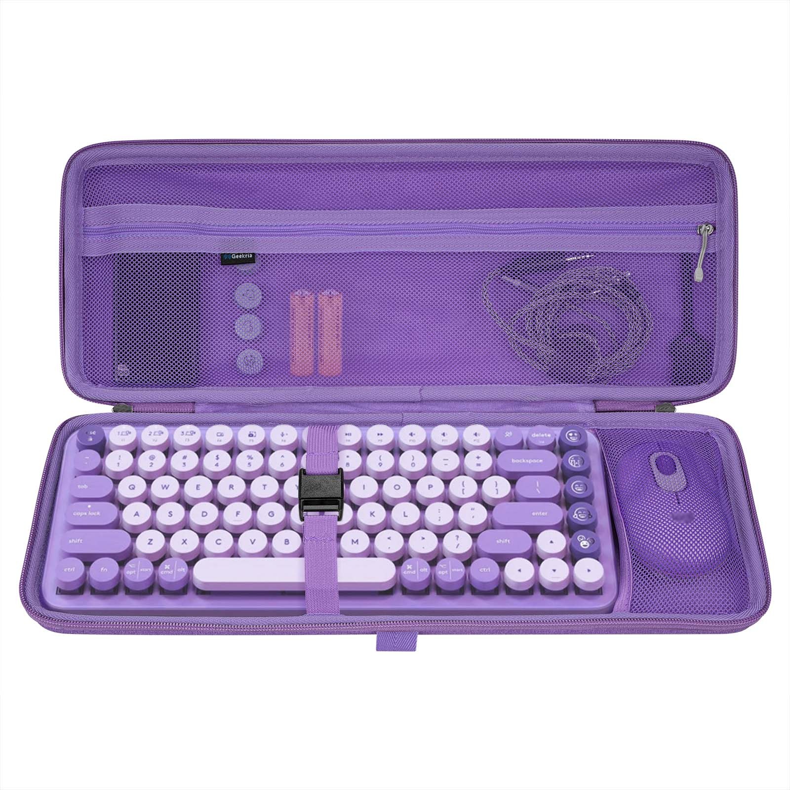 Geekria Keyboard Case, Compatible with Logitech POP Keys Mechanical Wireless