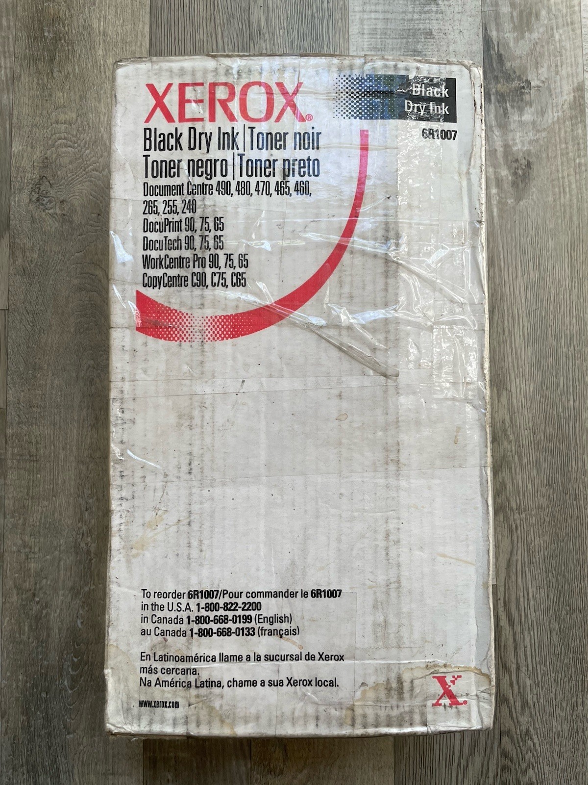 XEROX Black Dry Ink  Toner 6R1007