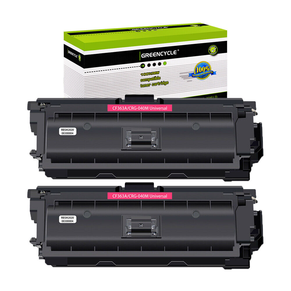 2PK CF363A Magenta Toner fit for HP Color Laserjet Enterprise M552dn M553n M553x