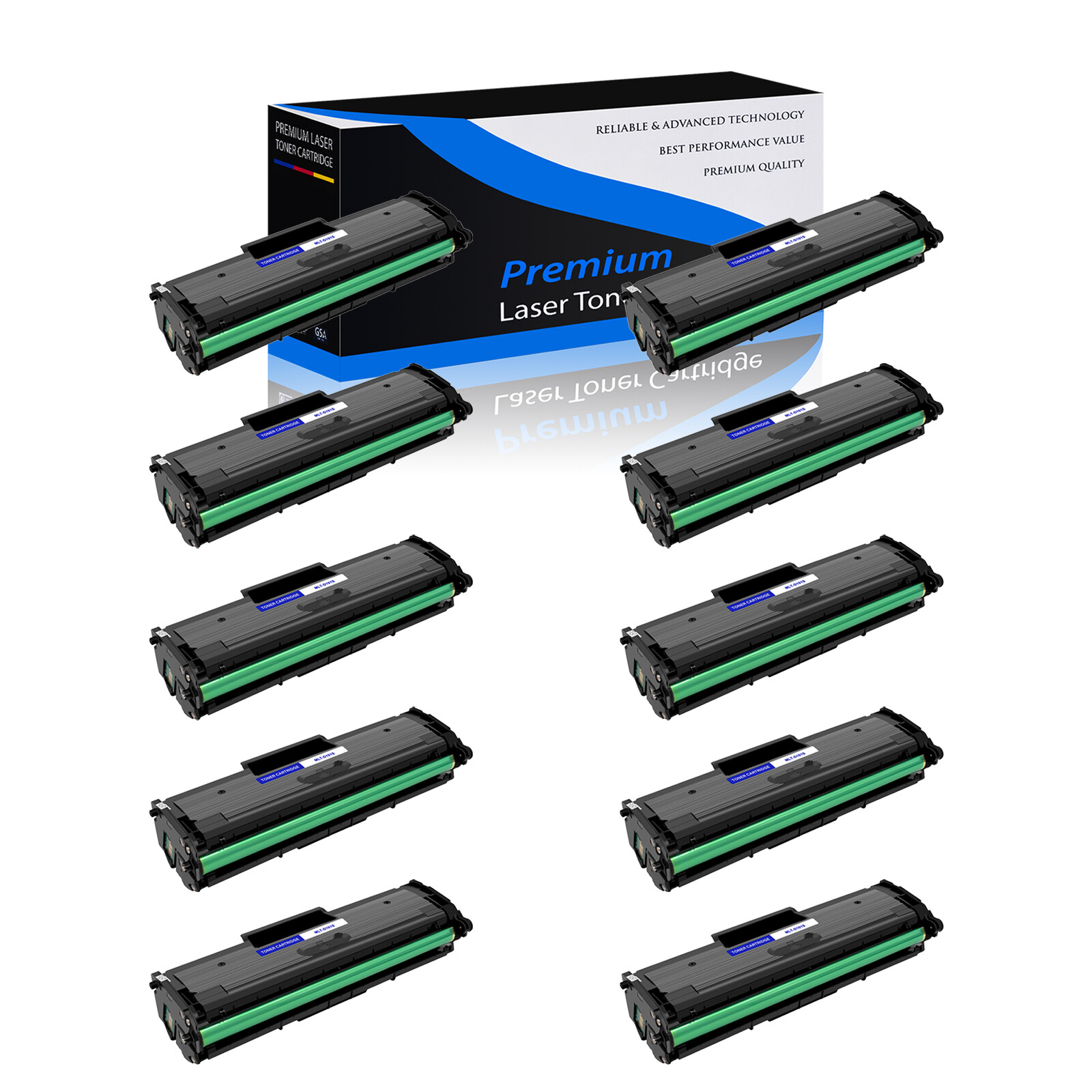 10PK MLT-D101S Toner for Samsung SF-760P SF-761 SF-761P SCX-3405FW SCX-3405W