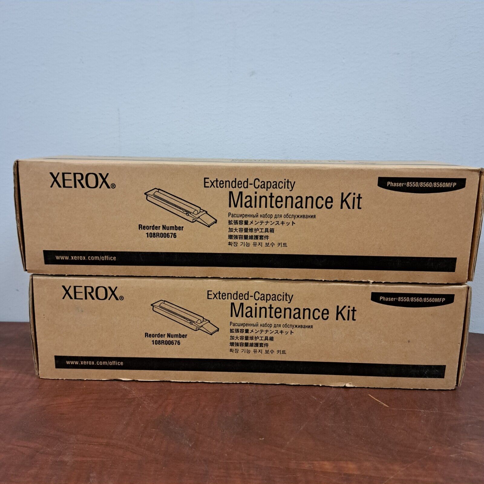 LOT OF 2 Xerox 108R00675 Extended Maintenance Kit Phaser 8500/8550/8560/8560MFP