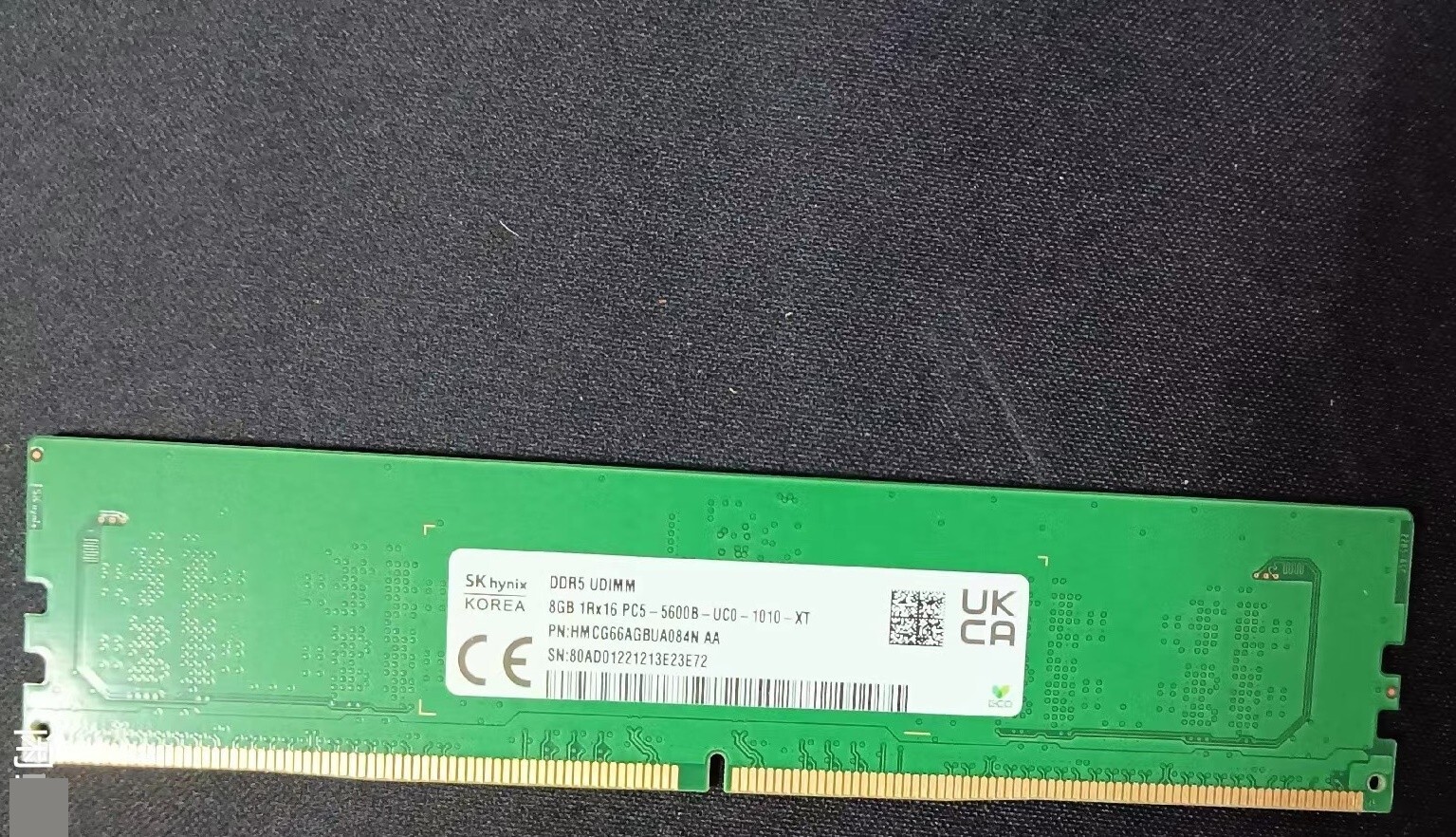 SK hynix 8GB DDR5 5600 Desktop RAM UDIMM Non-ECC PC5-5600B for HP DELL Lenovo 