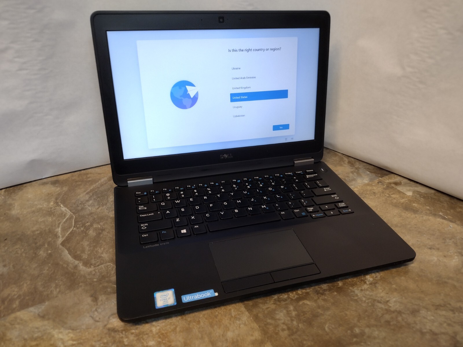 Dell Latitude e7270 12" Laptop Intel i5 4GB RAM 128GB SSD Windows 11  NO BATTERY