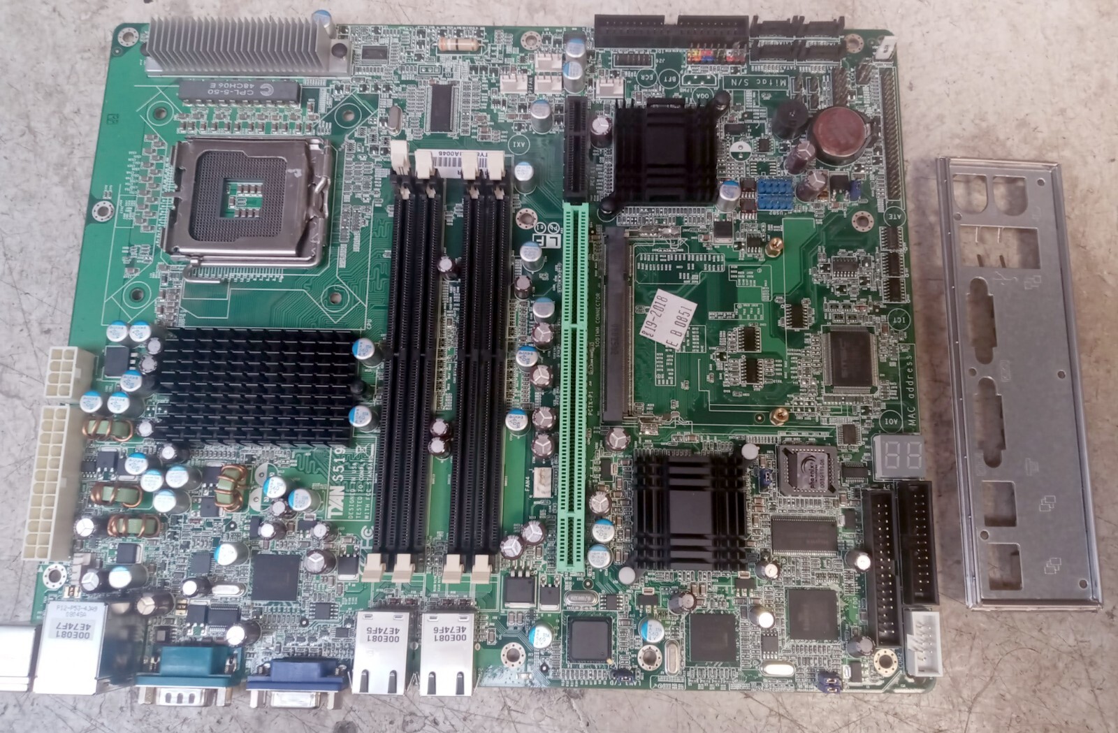Tyan  S5191 Intel LGA775 Server Board S5191G3NR W/ XEON x4 6660 and 4GB TESTED