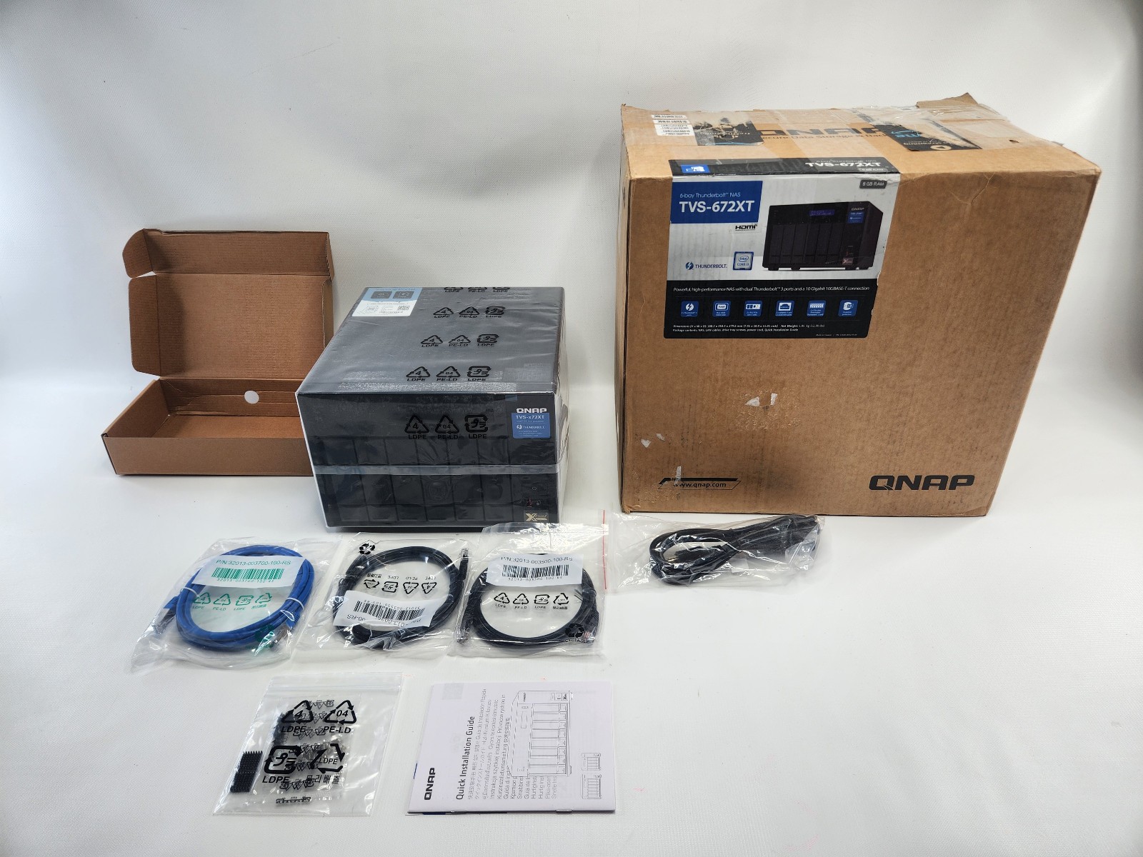QNAP TVS-672XT 8 Bay High-Speed Desktop NAS Intel 12th Gen CPU Diskless New