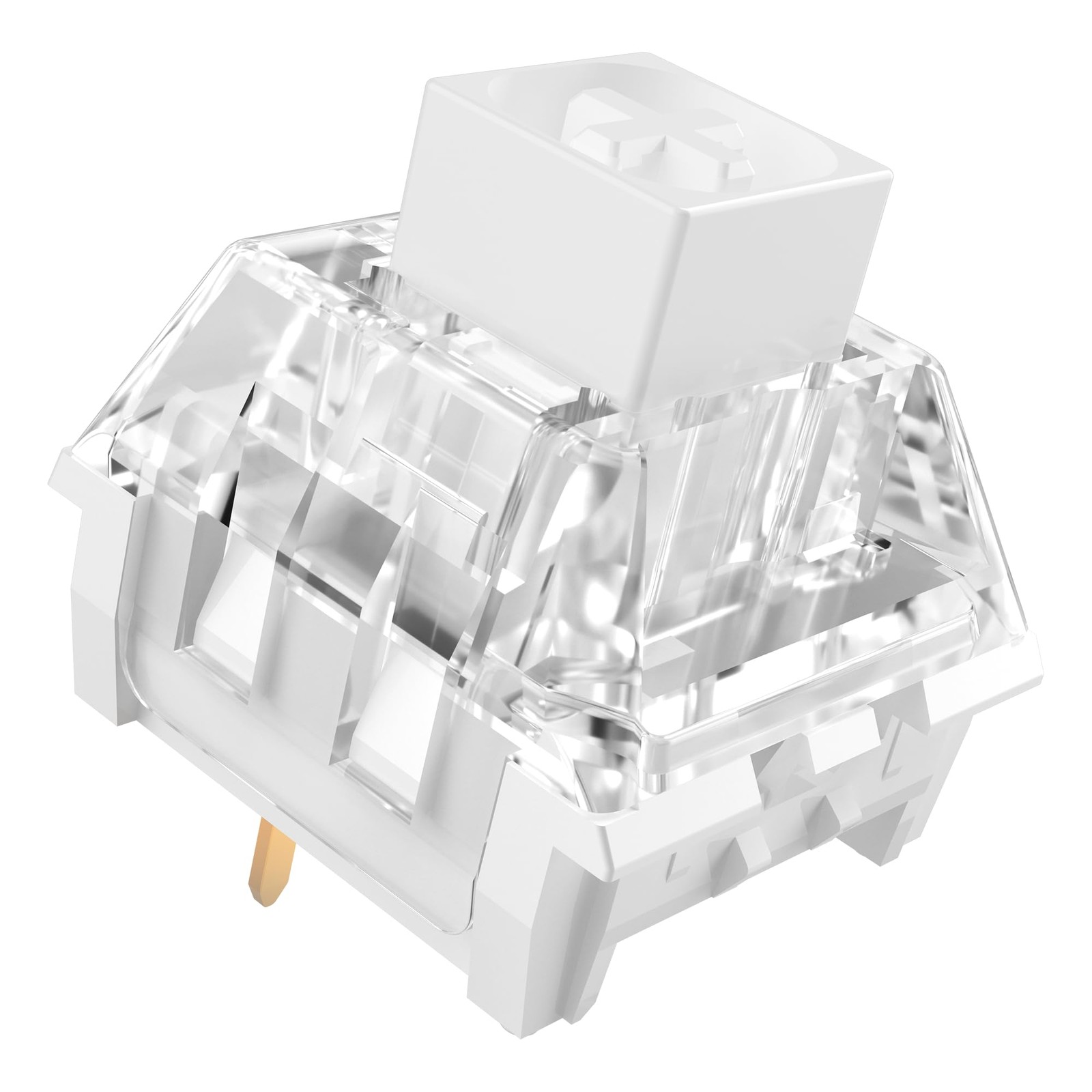 36 PCS Kailh Box White 3Pin 45gf Clicky Waterproof Keyboard Switches