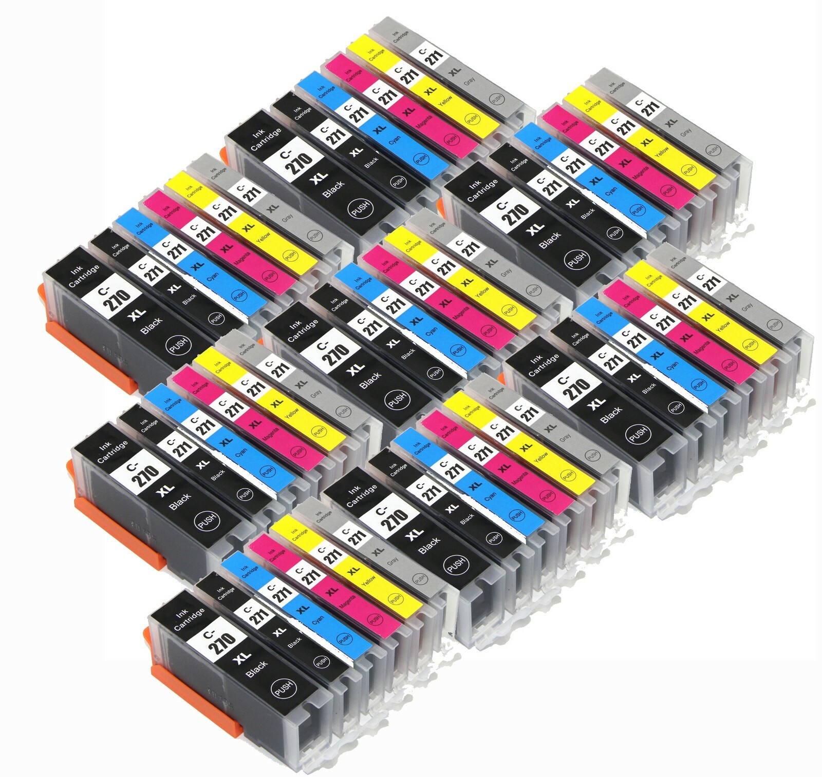 60PK Custom Ink Pack (See Description for Quantities)