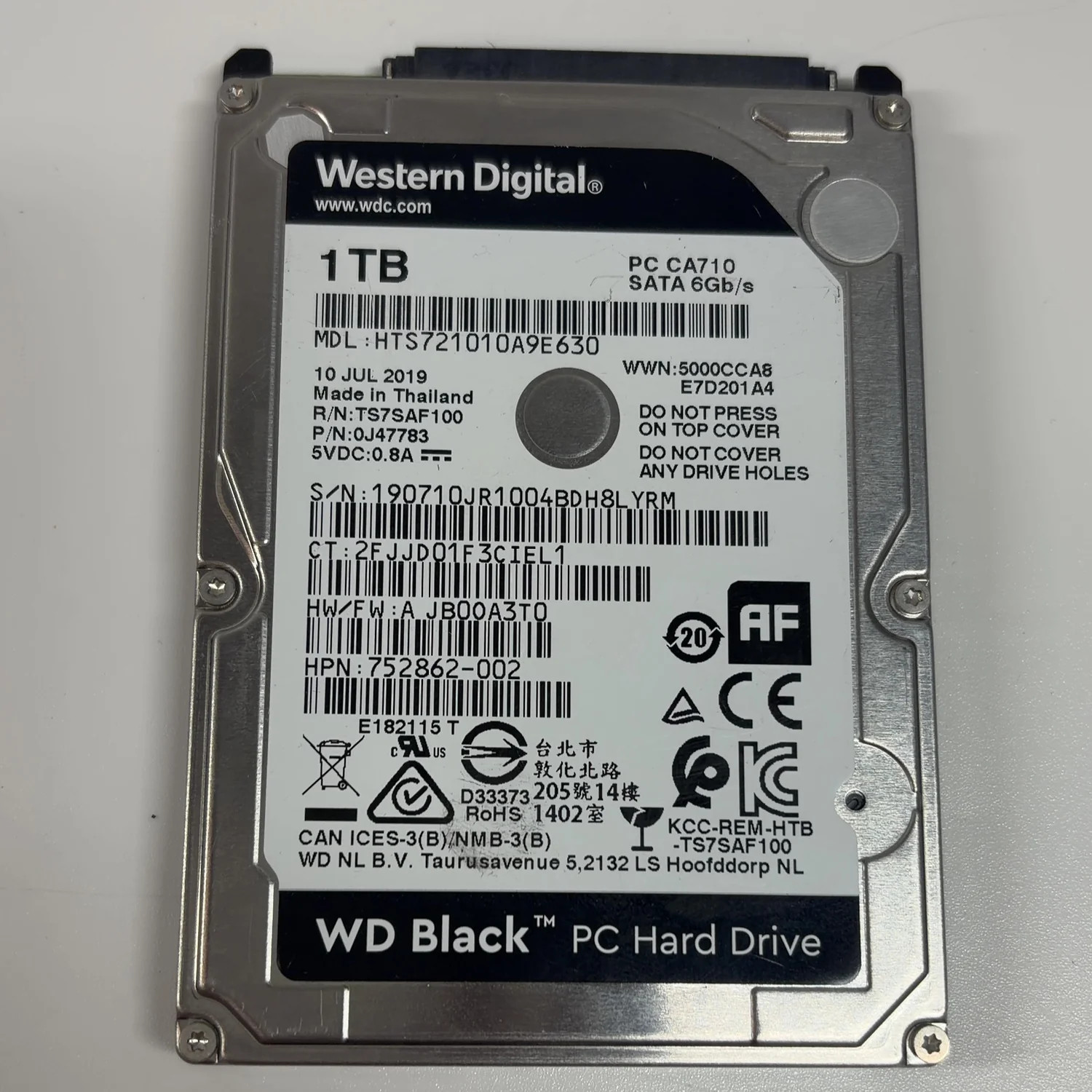 Western Digital 1TB HDD