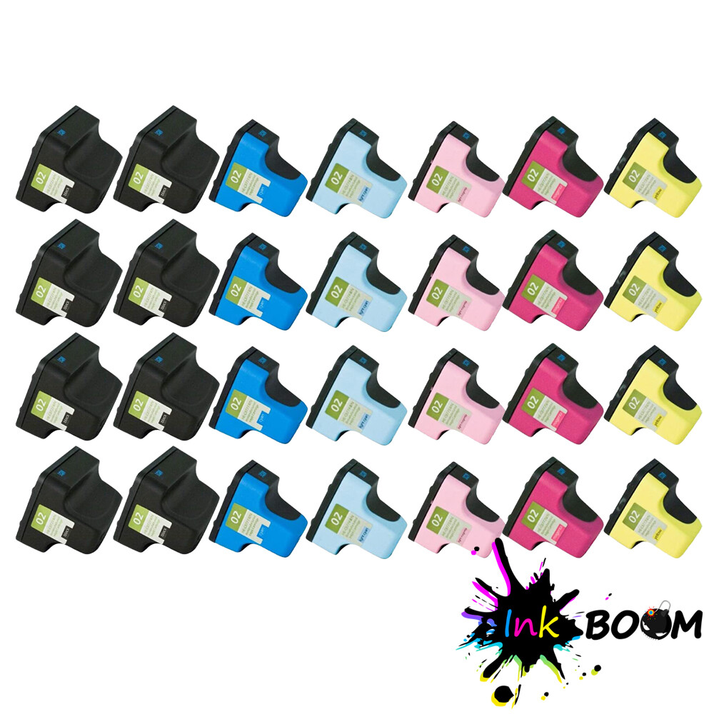 28 Ink Cartridge replace for HP 02XL Photosmart 3110 3210 3210v 3213 3310 3310xi