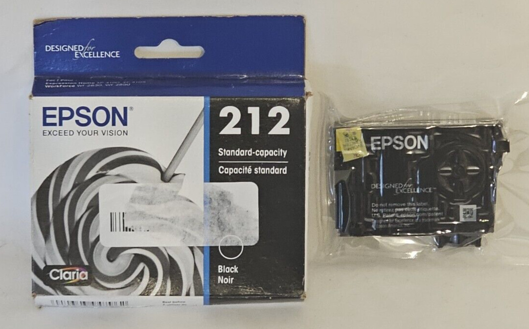 Genuine Epson 212 Black Ink Catridge EXP 11/26 