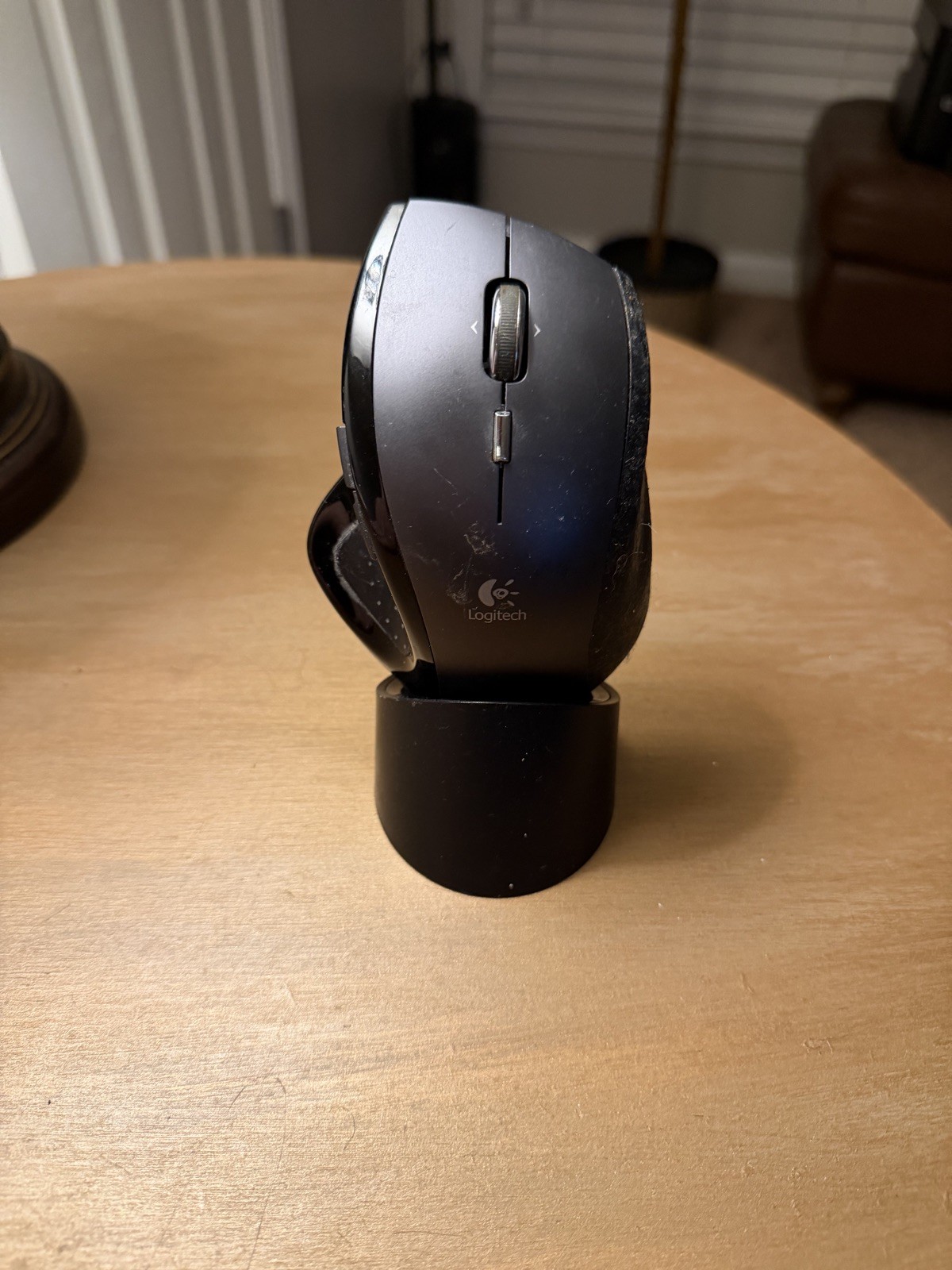 Logitech MX Revolution Black Wireless USB Ergonomic 4-Way Scrolling Laser Mouse