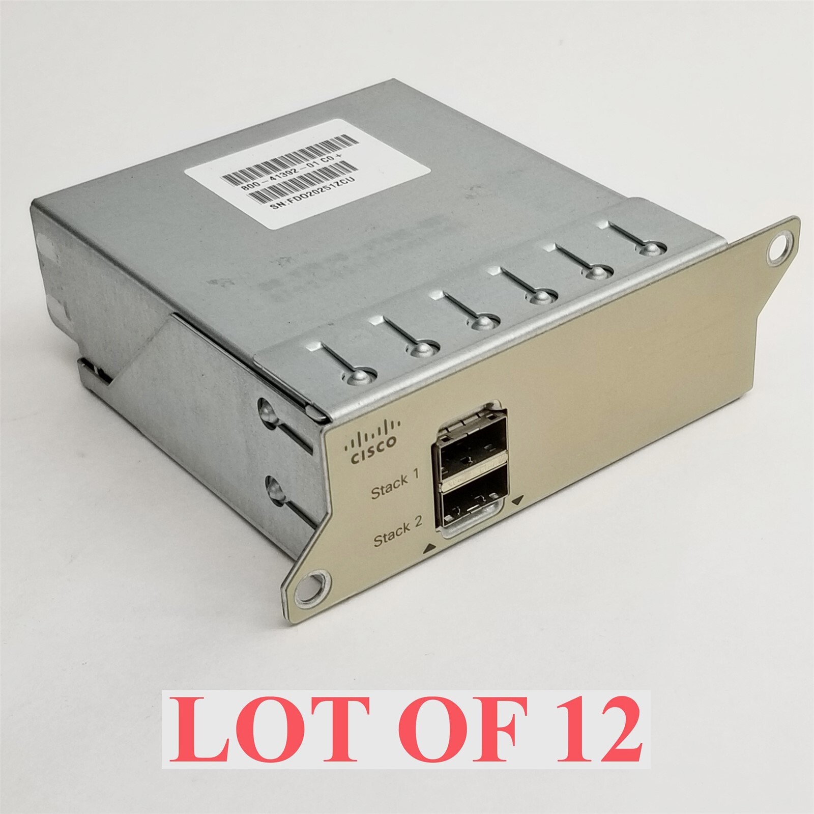 Cisco FlexStack Plus Catalyst C2960x Stacking Module Card 800-41392-01 C0 Lot 12