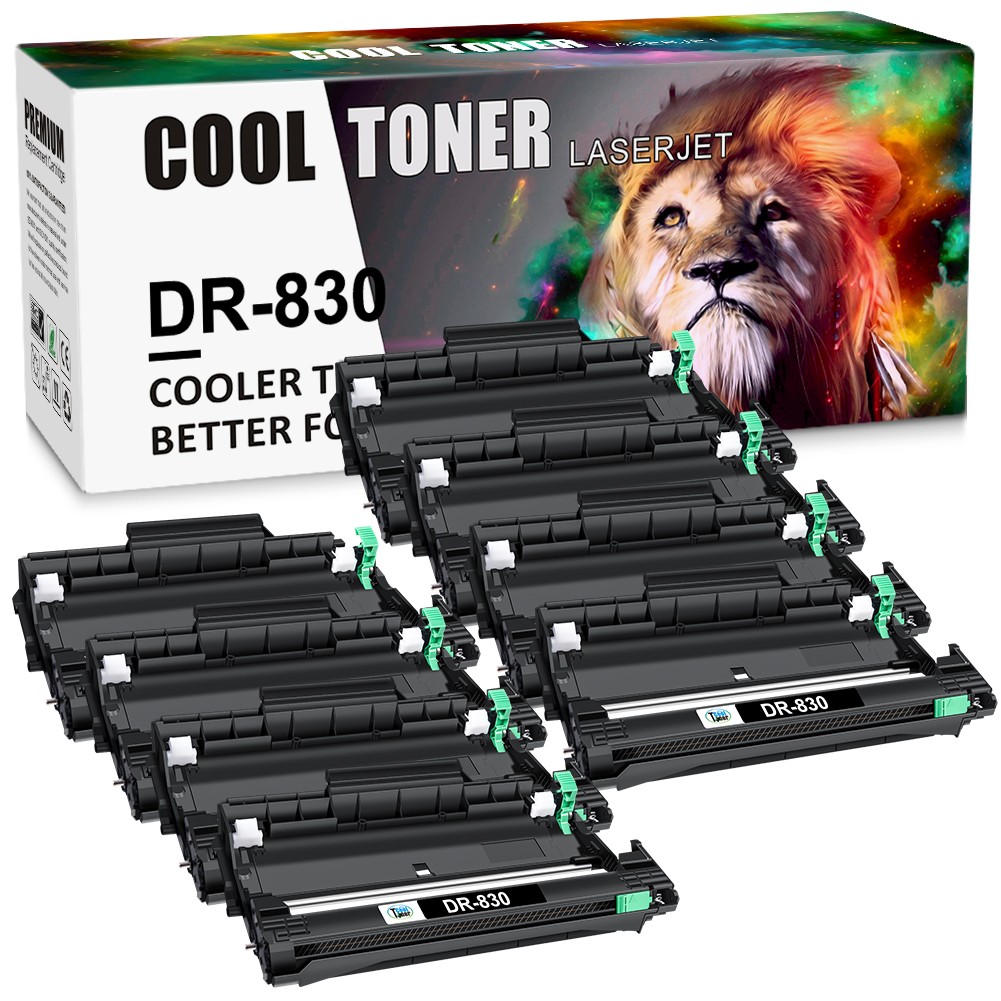 8PK DR830 Drum Unit for Brother TN830 HL-L2460DW HL-L2865DW MFC-L2807DW Printer