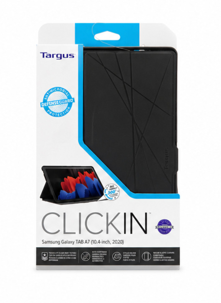 Targus Click-In Case Samsung Galaxy Tab A7 10.4 2020 THZ887GL DefenseGuard NEW