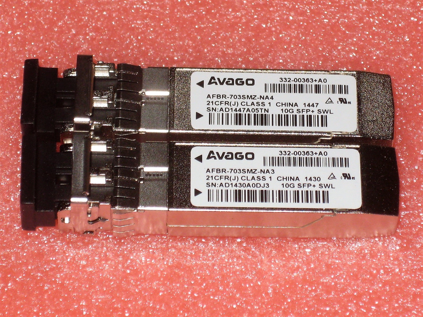 1PC NetApp 10G X6599A-R6 SFP+ Optical Transceiver 850nm 10GBase-SR 10GE Module