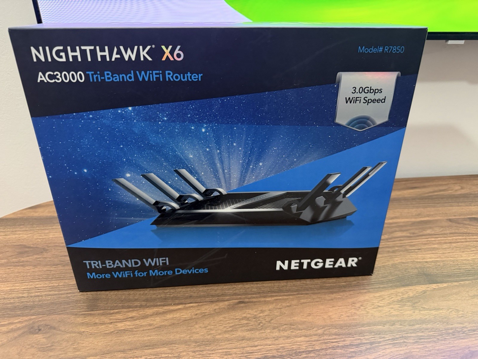 NETGEAR Nighthawk X6 AC3000 Tri-Band WiFi Router (R7850)