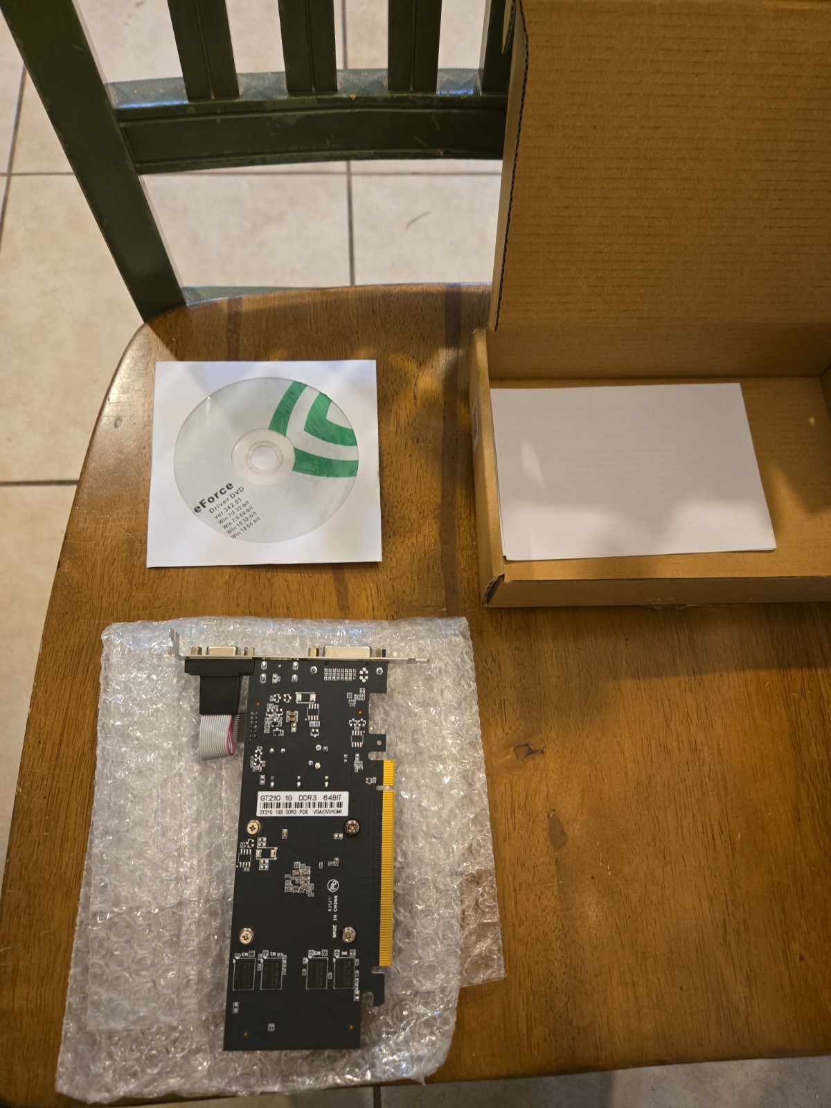NVIDIA GeForce GT210 1GB DDR3  Graphics Card, 64BIT PCI-E