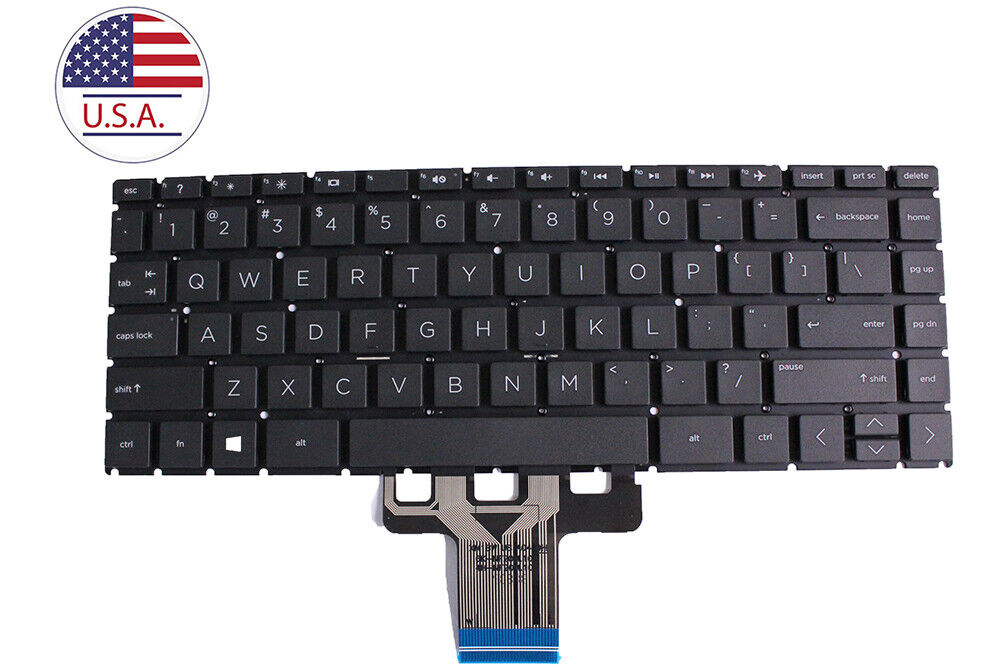 New For HP 14-dq0030nr 14-dq0080nr 14-dq0060nr 14-dq0070nr Laptop Keyboard Black