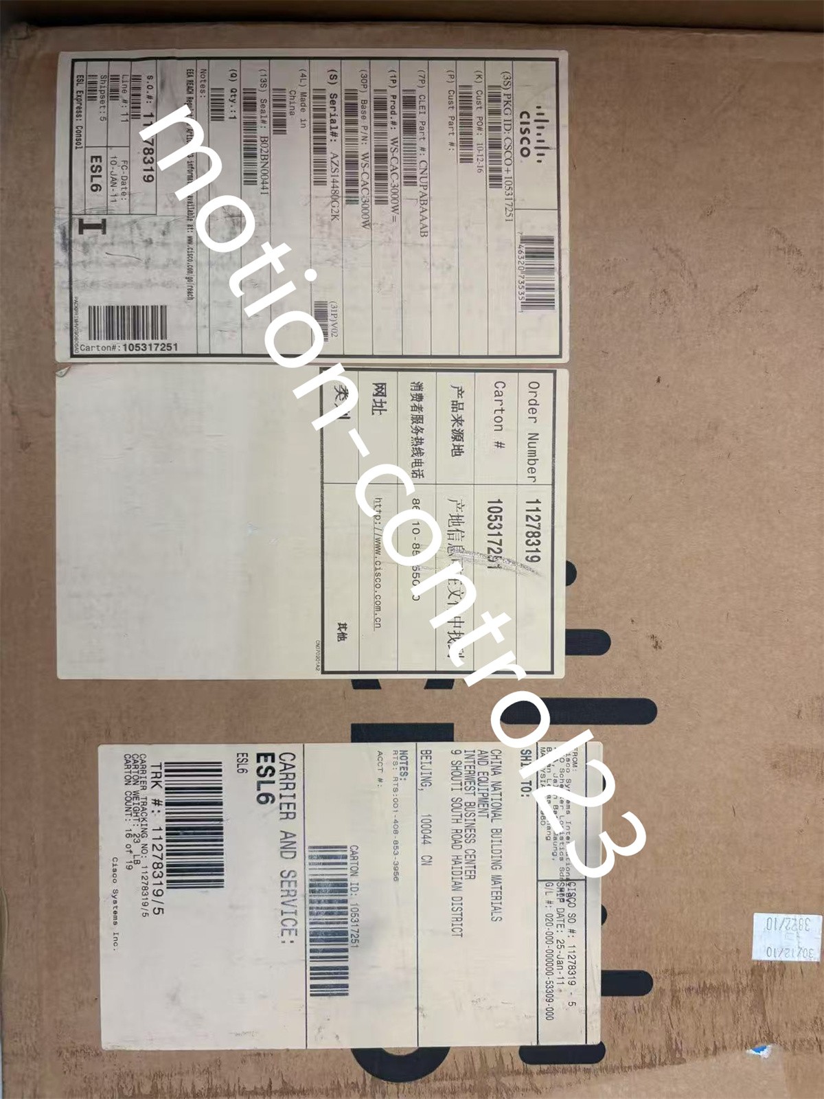 CISCO New Original Genuine Power module WS-CAC-3000W