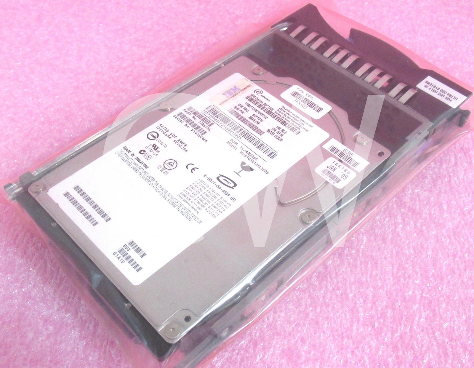 26K5153 90P1306 90P1310 IBM 146GB 10K RPM U320 3.5" SCSI SERVER HDD HARD DRIVE