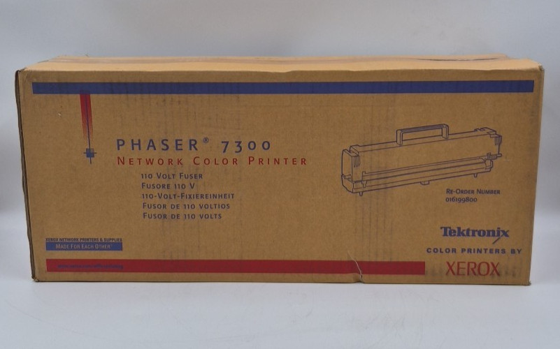 Xerox Tektronix Phaser 7300 Network Printer016199800 110V Fuser High-Yield NOS