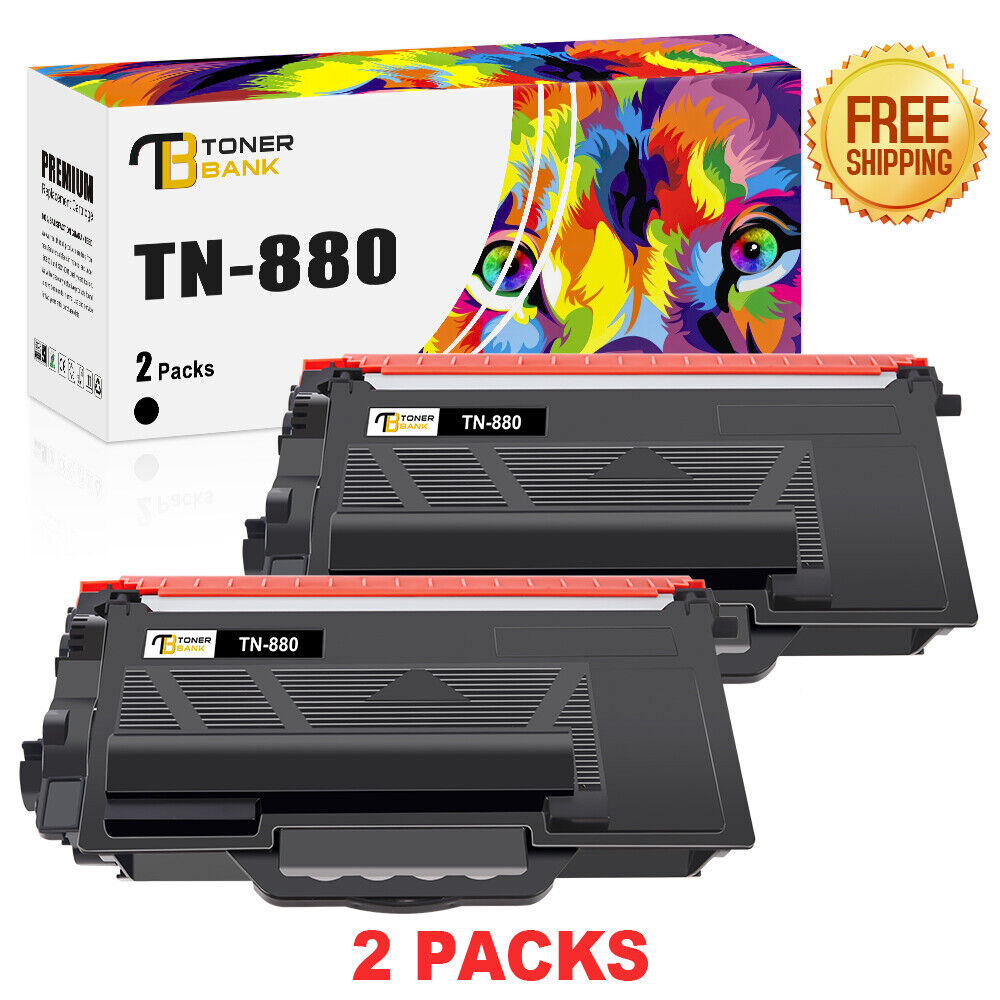 2PK TN880 Toner Cartridge for Compatible Brother HL-L6300DW L6400DW MFC-L6700DW