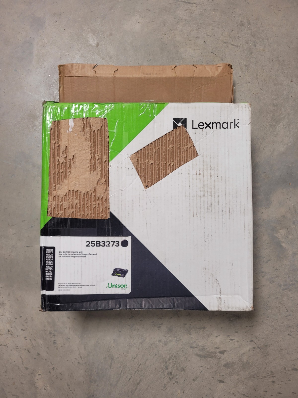 Genuine Lexmark  Contract Imaging Unit 25B3273 - Sealed Bag - Imperfect Box