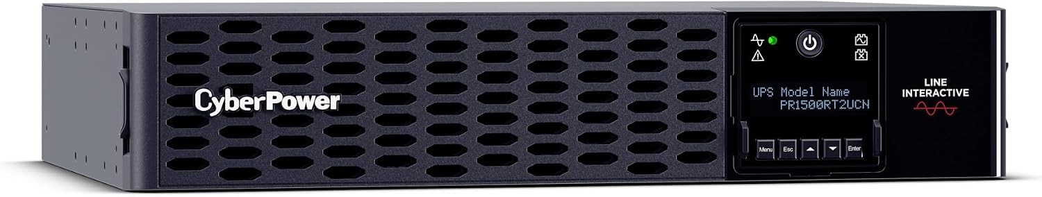 CyberPower PR1500RT2UCN-R Smart App Sinewave UPS,8 Outlets-Certified Refurbished