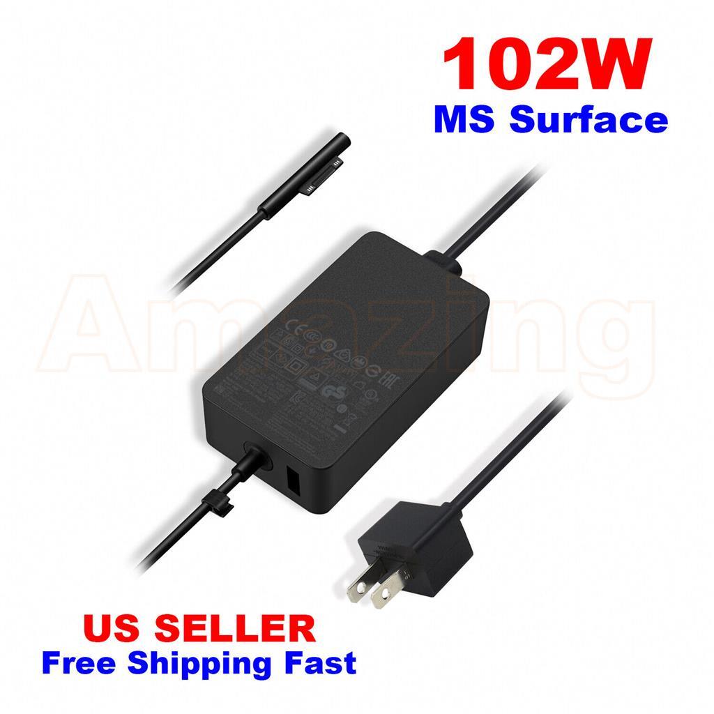 15V 6.33A 102W Microsoft Surface Book Laptop 4/3/2/1 Charger OEM Power Adapter