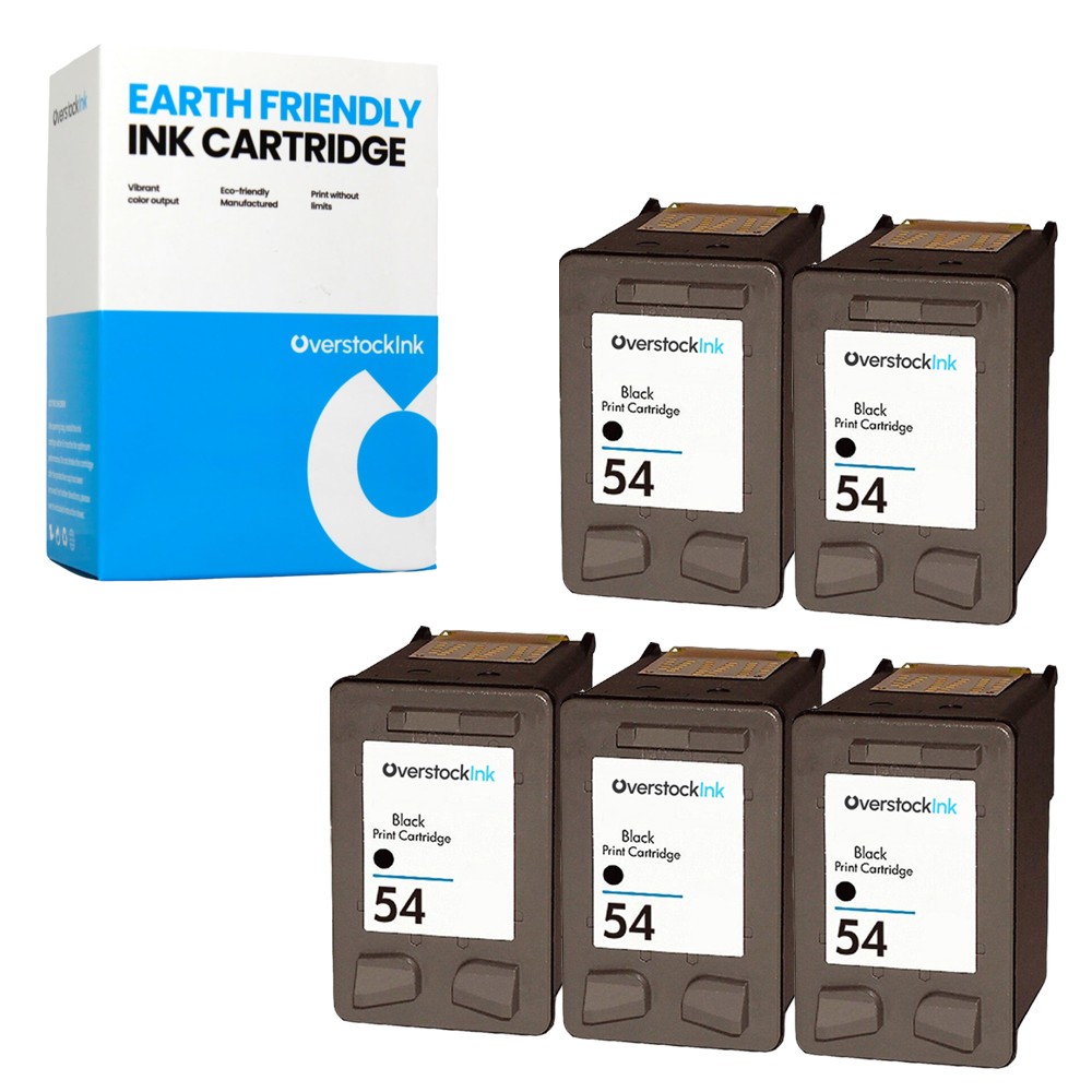 OSI 5-Pack Compatible Ink 54 Cartridges for HP DeskJet F4140 F4172 F4180 F4185