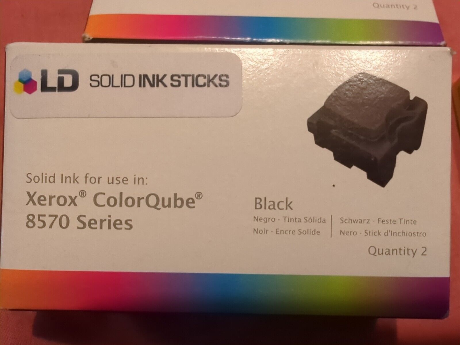 LD Xerox 108R00930 Ink Cartridge Black ColorQube 8570. 8 pack