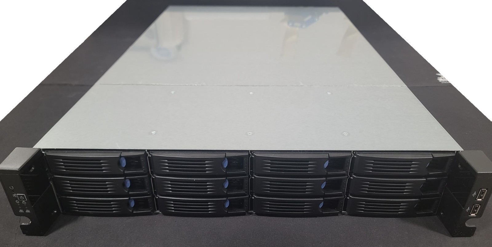 Chenbro RM23512E2 2U Chassis, 12 Bay, 620W 1+1 RPSU, MINI-UEK, Rail Kit Included