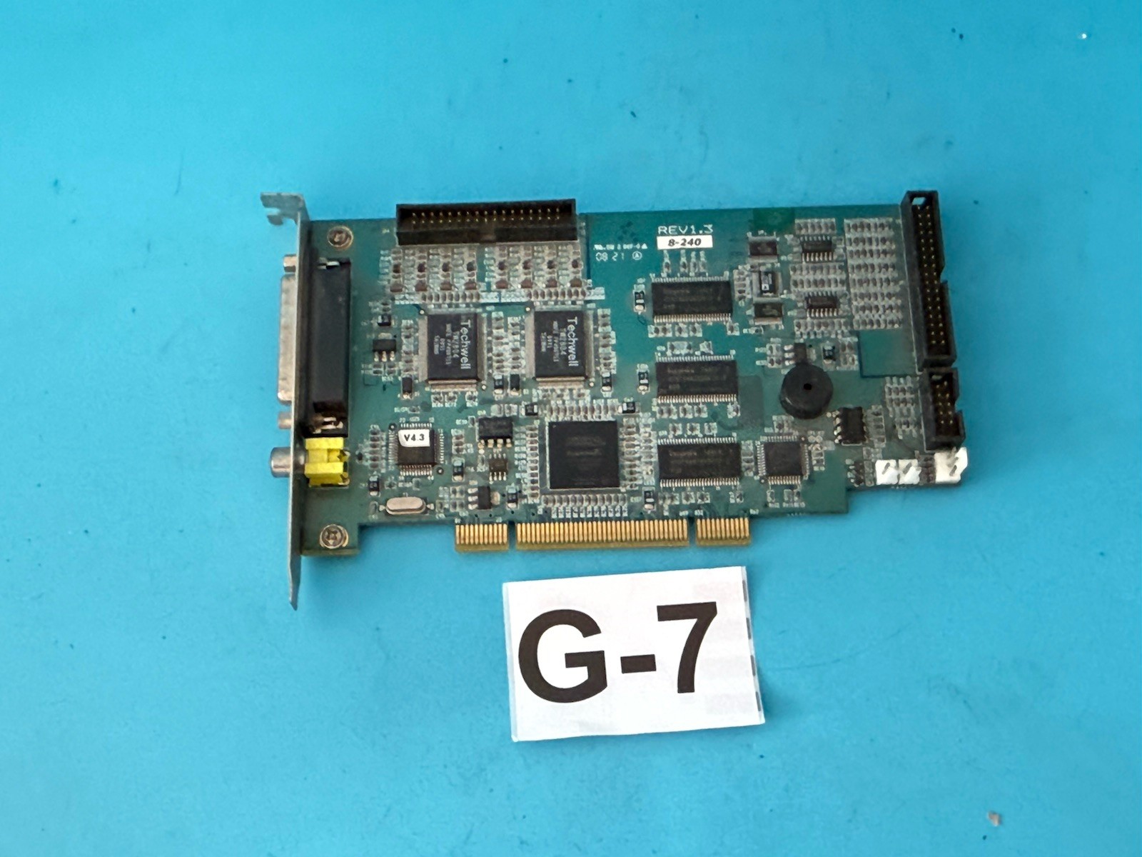 ES-B3008M(S2) 8-Channel PCI Video Capture Card – Techwell TW2804 DVR CCTV Input