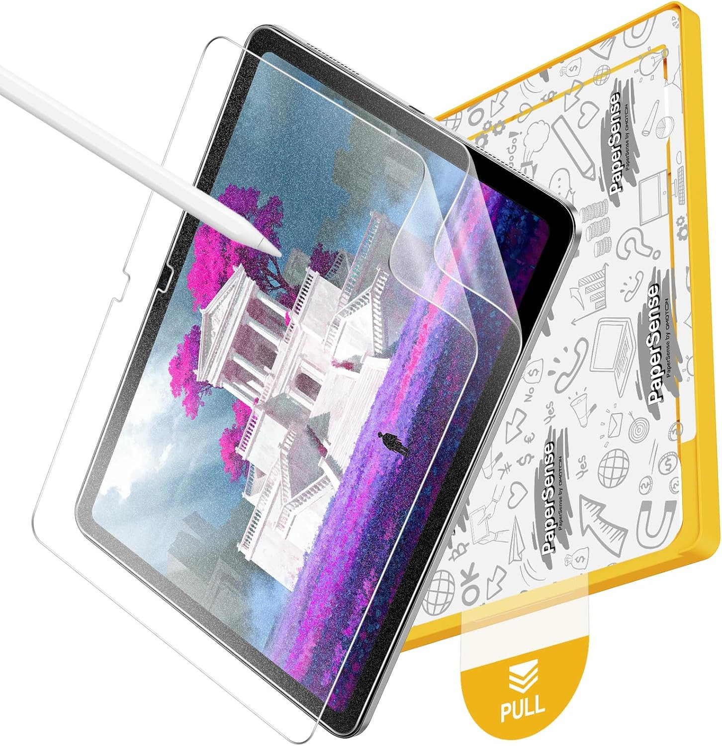 OMOTON PAPERSENSE 2 Pack Paper Screen Protector for Ipad A16 11Th/10Th Generatio