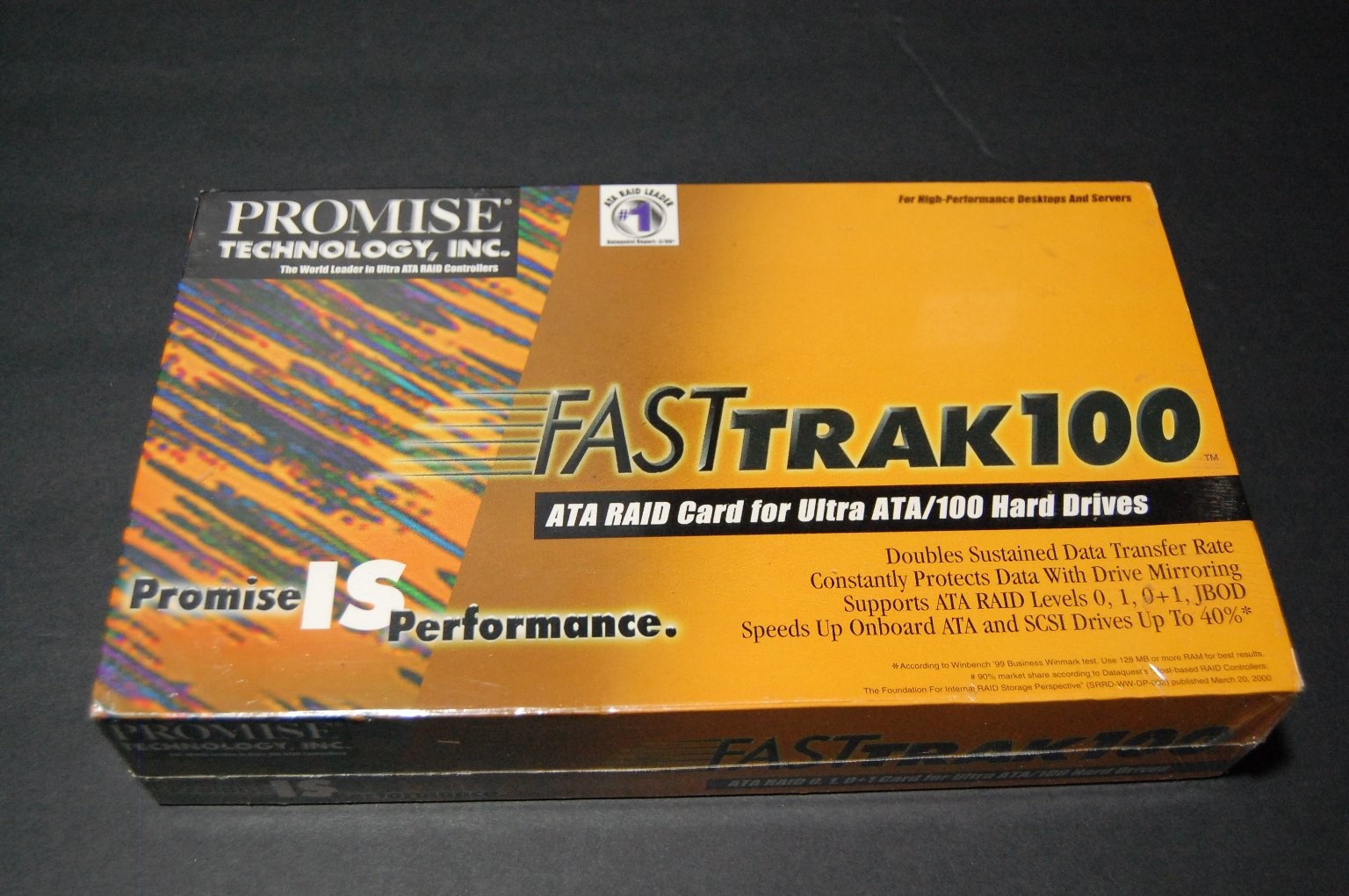 Promise FastTrak100 Ultra ATA/100 RAID Controller Card PCI for Hard Drives NEW