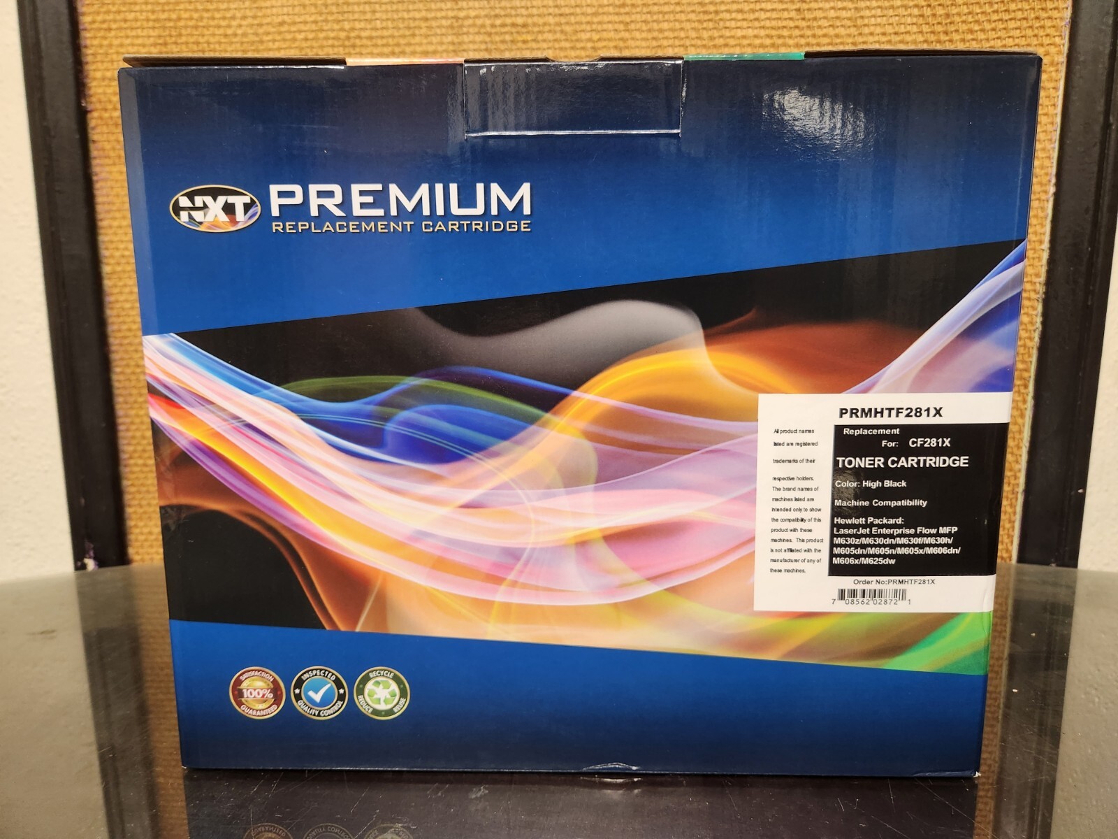 NXT Premium Black Cartridge PRMHTF281X  rep. CF281X for HP M630DN