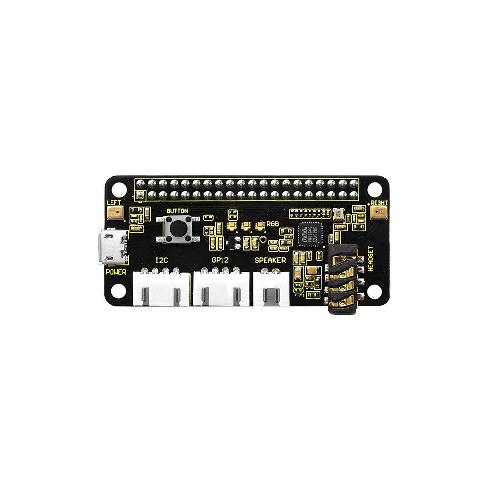 ReSpeaker 2Mic Pi HAT V1.0 For Raspberry Pi 4 3B+ Audio Board Module